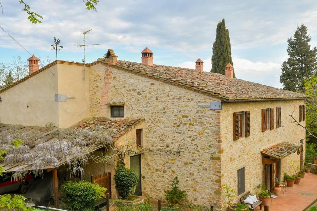 Appartamento Con Vista Panoramica In Chianti San Donnino  Buitenkant foto