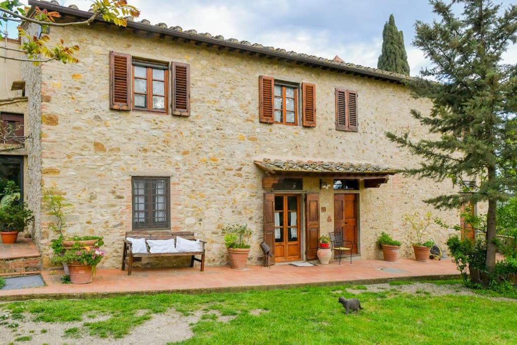 Appartamento Con Vista Panoramica In Chianti San Donnino  Buitenkant foto
